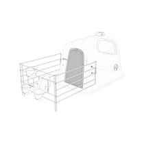 Полог индивидуального домика для телят ПВХ